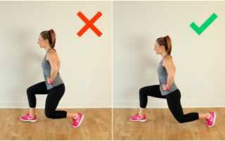 Особенности выполнения выпадов назад – техника и вариации